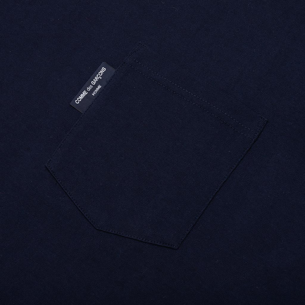 Adjustable Waist Pocket T-Shirt - Navy - Image 3