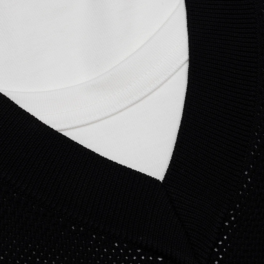 Cotton Jersey x Polyester T-Shirt - White - Image 3