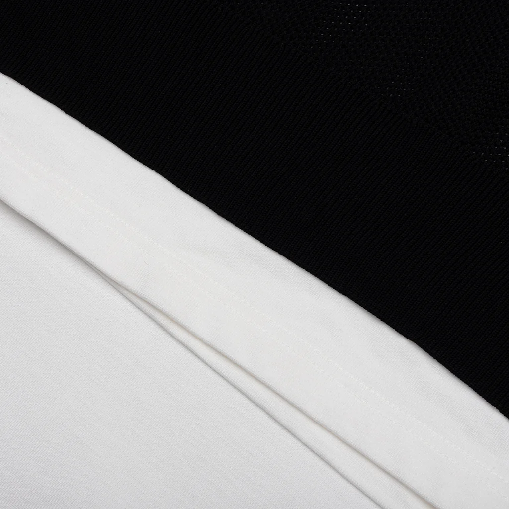 Cotton Jersey x Polyester T-Shirt - White - Image 4
