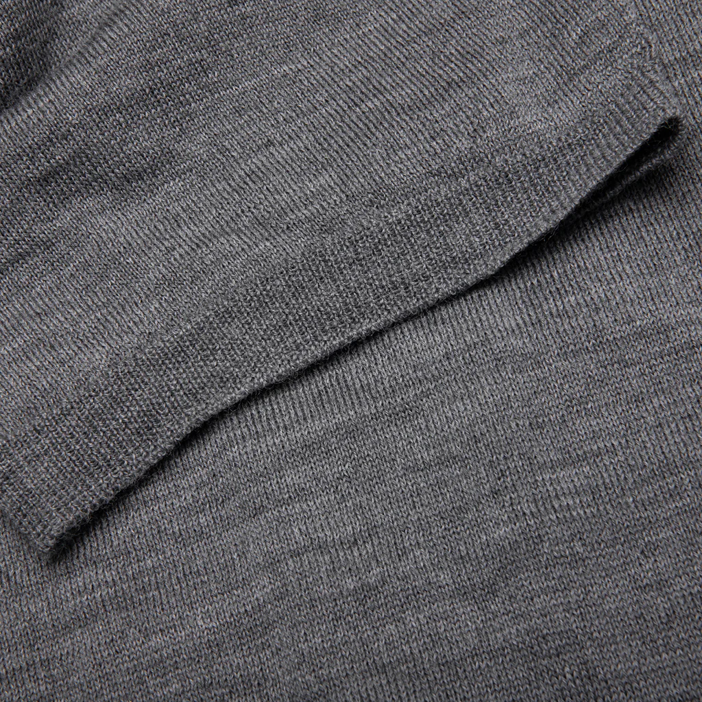 Red Emblem S/S Polo Neck - Grey - Image 4