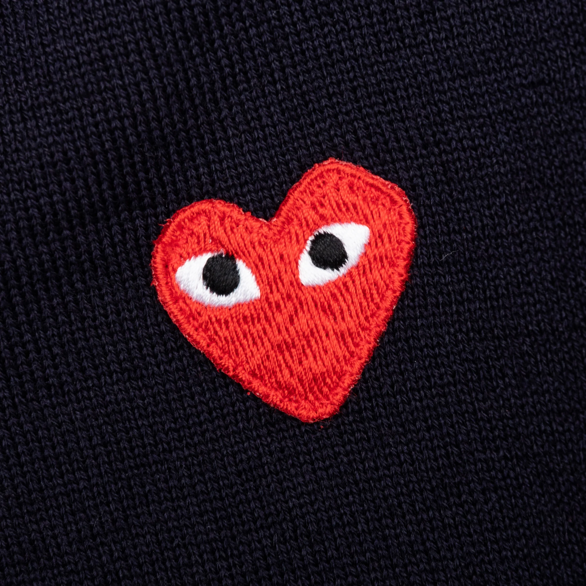 Red Emblem S/S Polo Neck - Navy - Image 3