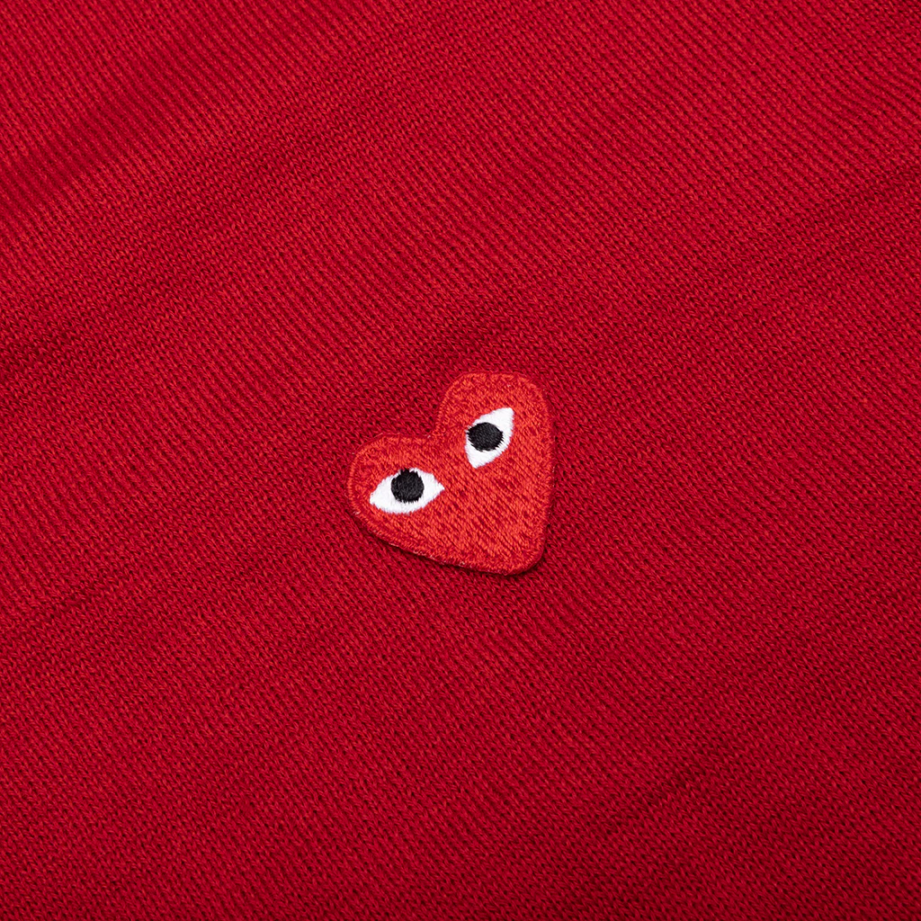 Red Emblem S/S Polo Neck - Red - Image 3