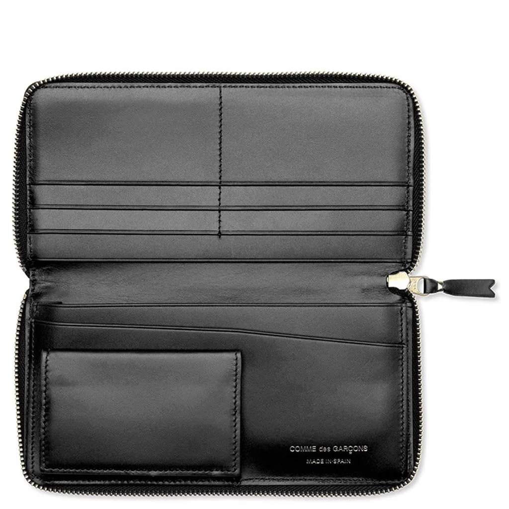 Comme des Garcons SA0110 Huge Logo Leather Wallet - Black - Image 2