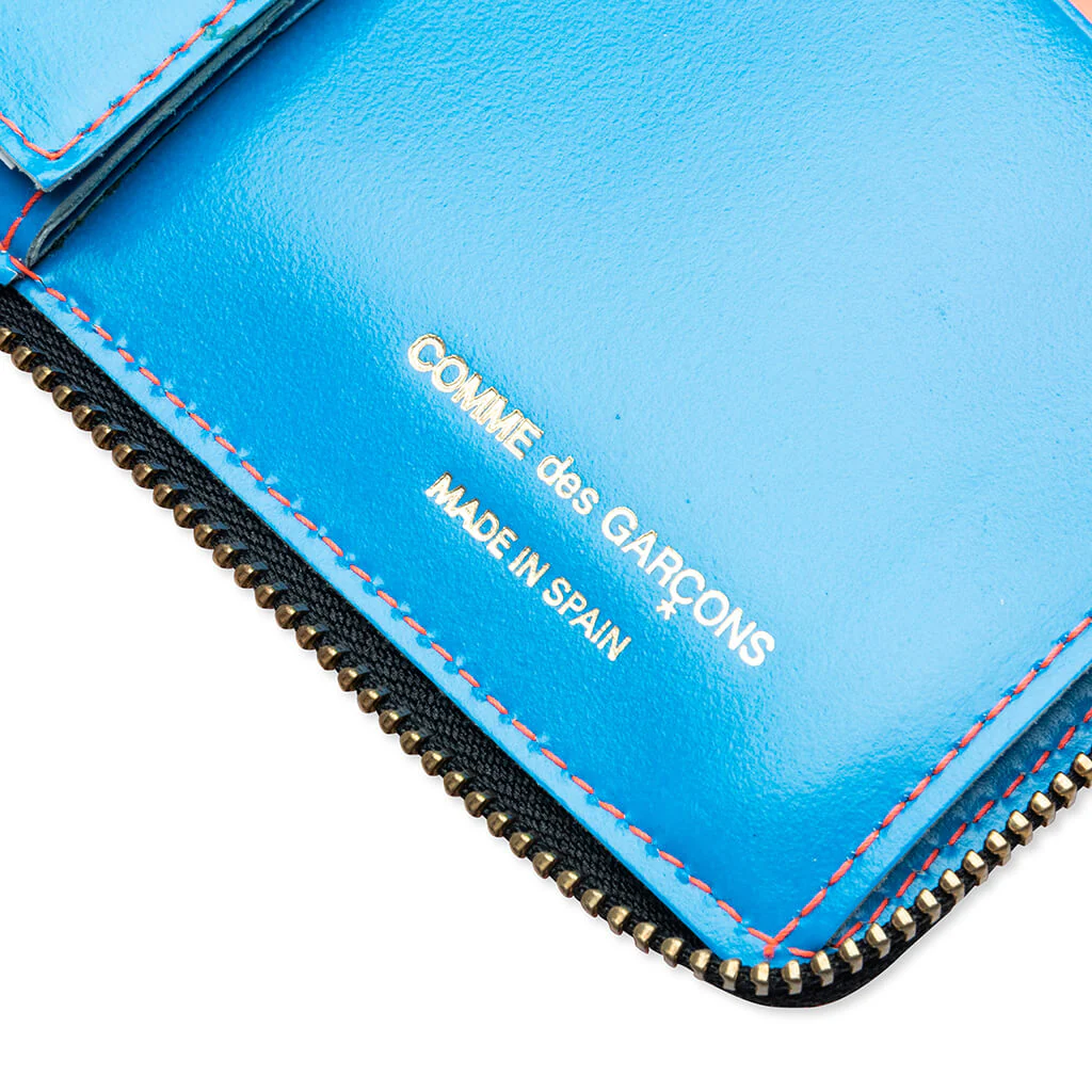 Comme des Garcons SA0110SF Super Fluo Wallet - Orange - Image 4