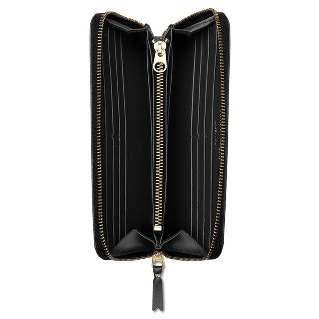 Comme des Garcons SA0111 Huge Logo Leather Wallet - Black - Image 2