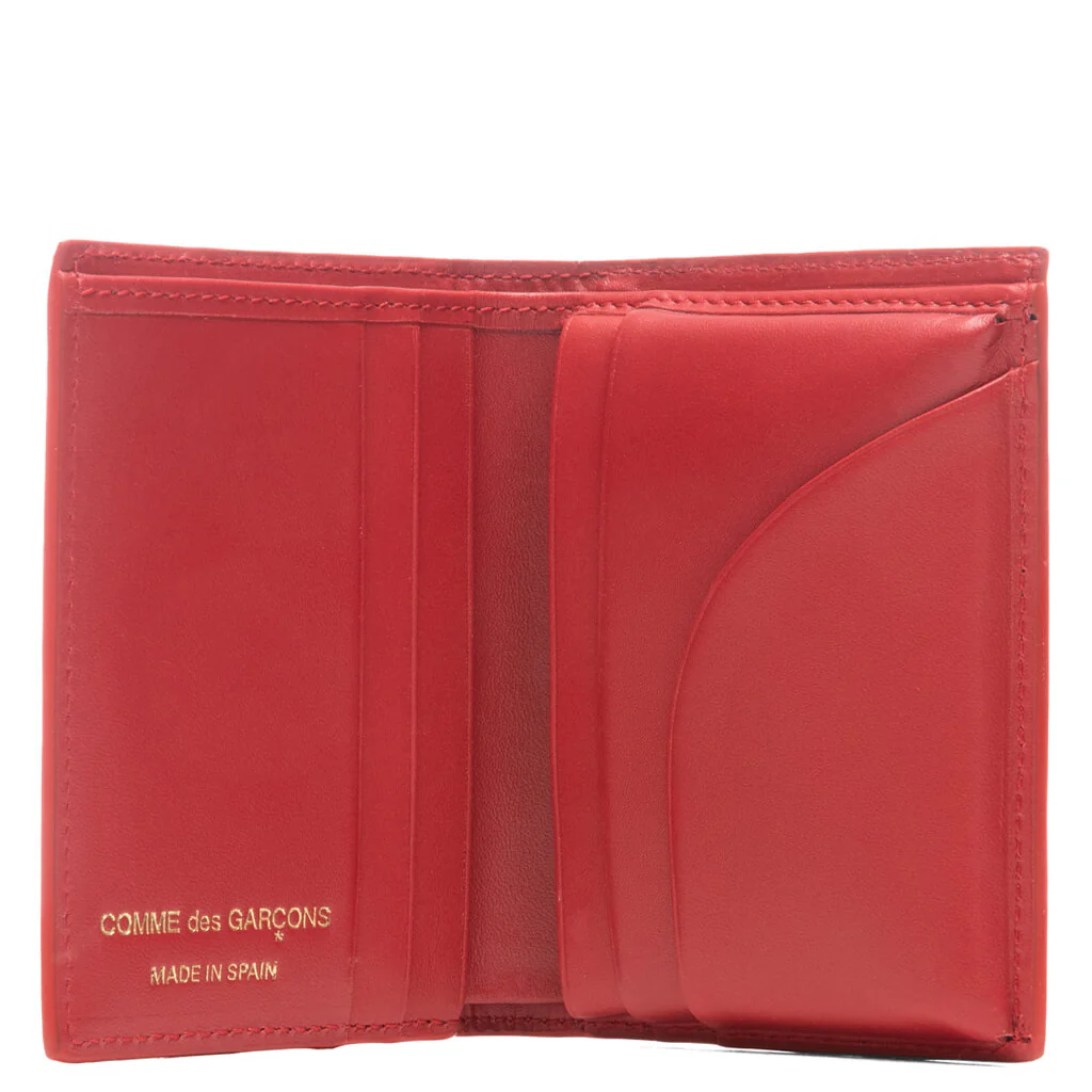Comme des Garcons Polka Dots Wallet - Red - Image 2