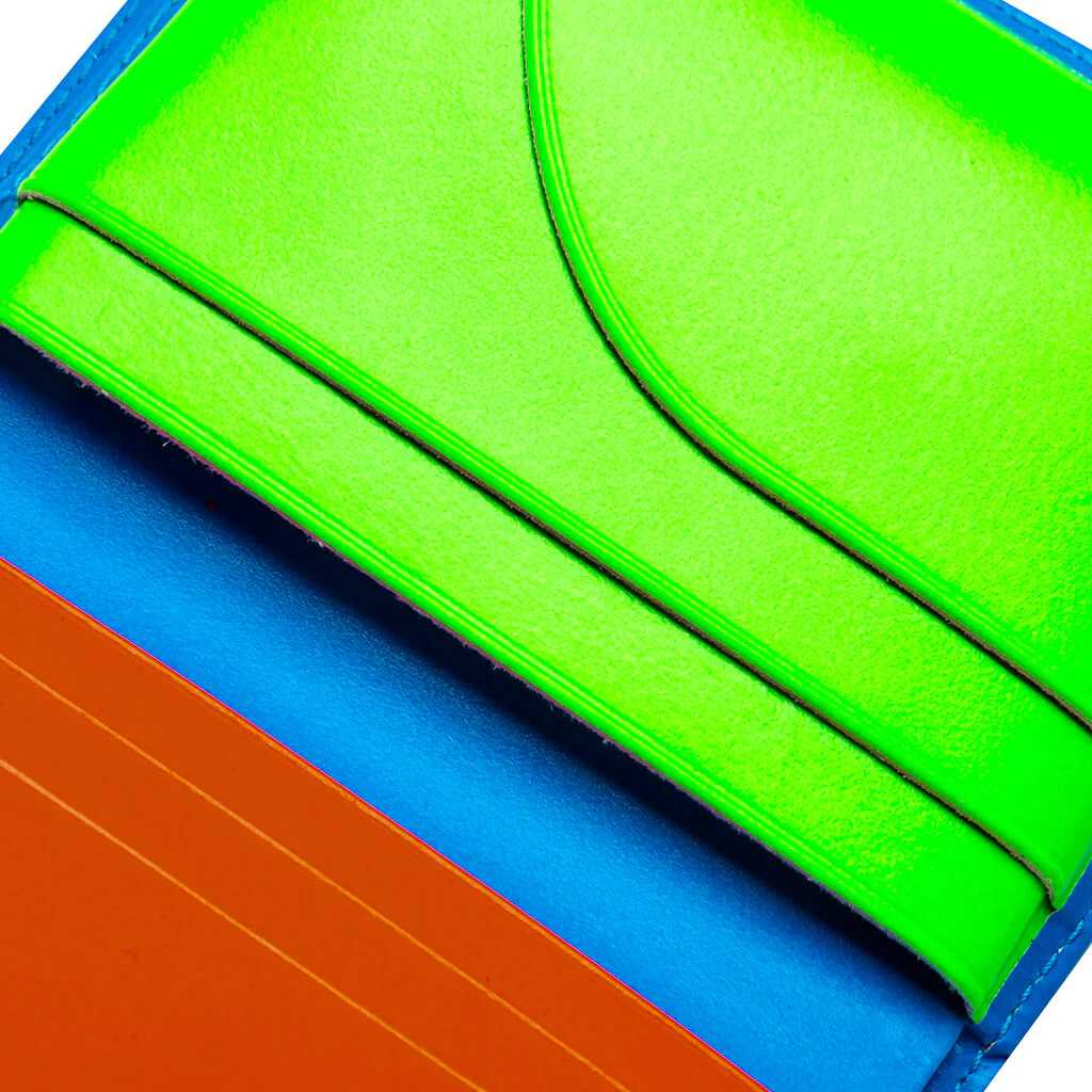 SA0641SF Super Fluo Wallet - Blue/Green - Image 4