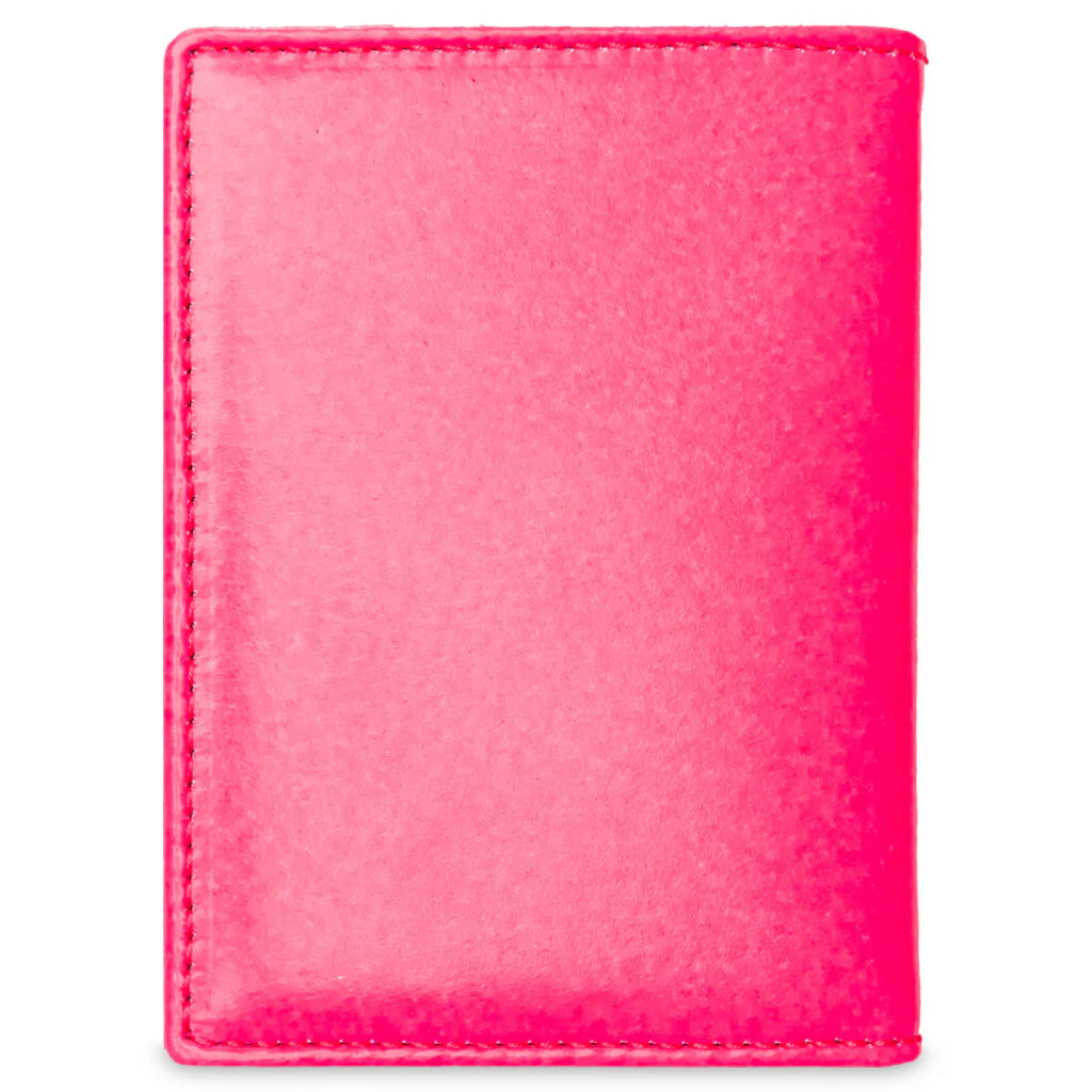 Comme des Garcons Super Fluo Wallet - Pink/Yellow - Image 3