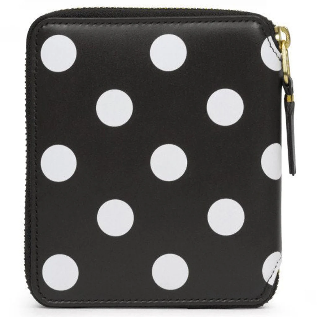 Comme des Garcons Polka Dots Wallet - Black - Image 3