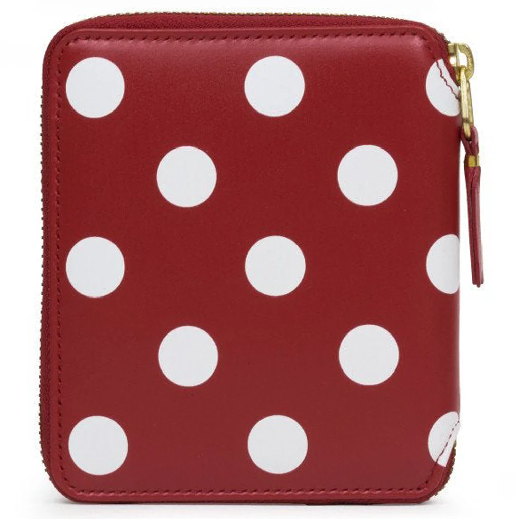 Comme des Garcons SA2100PD Polka Dots Wallet - Red - Image 3