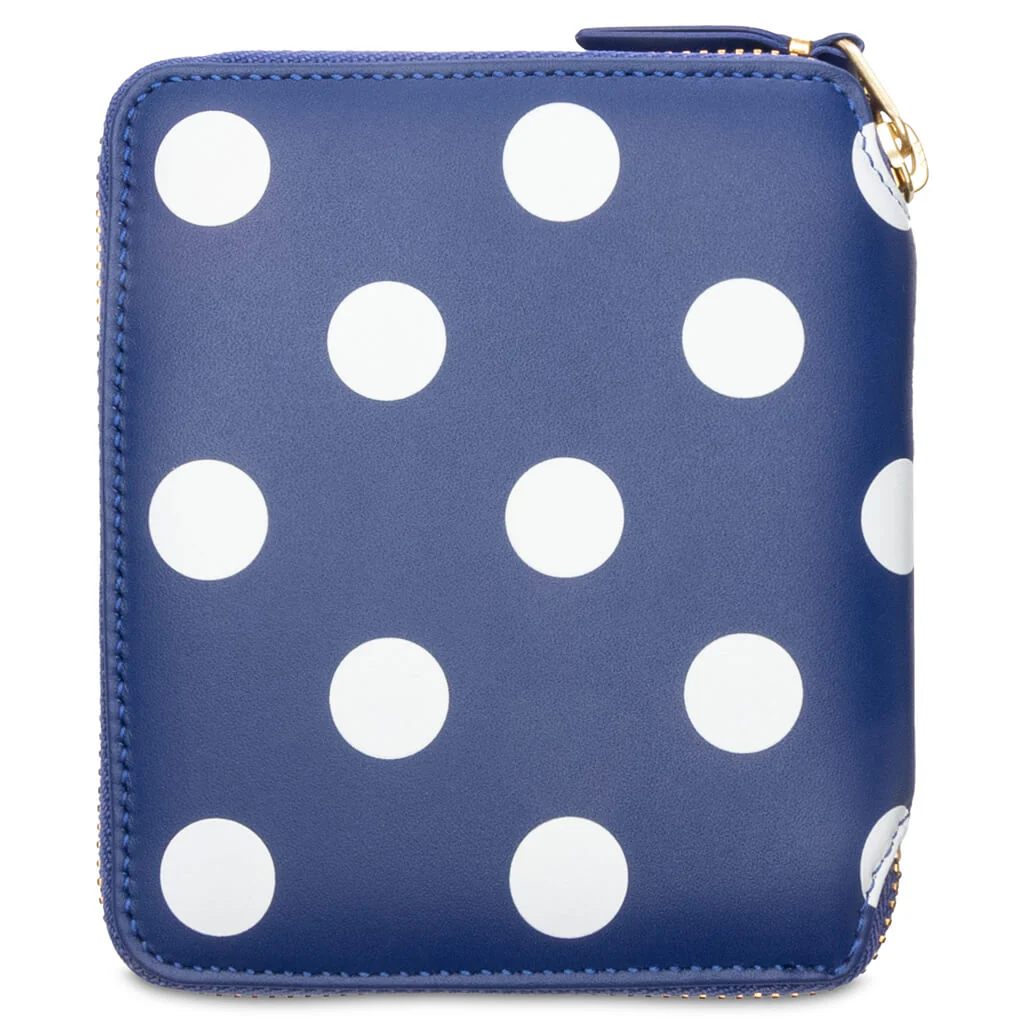 Comme des Garcons SA2100PD Polka Dots Wallet - Navy - Image 3
