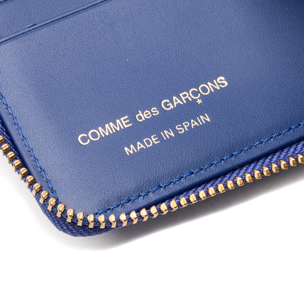 Comme des Garcons Polka Dots Wallet - Navy - Image 4