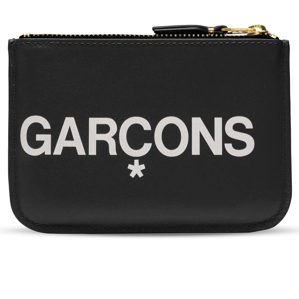 Comme des Garcons Huge Logo Wallet - Black - Image 2