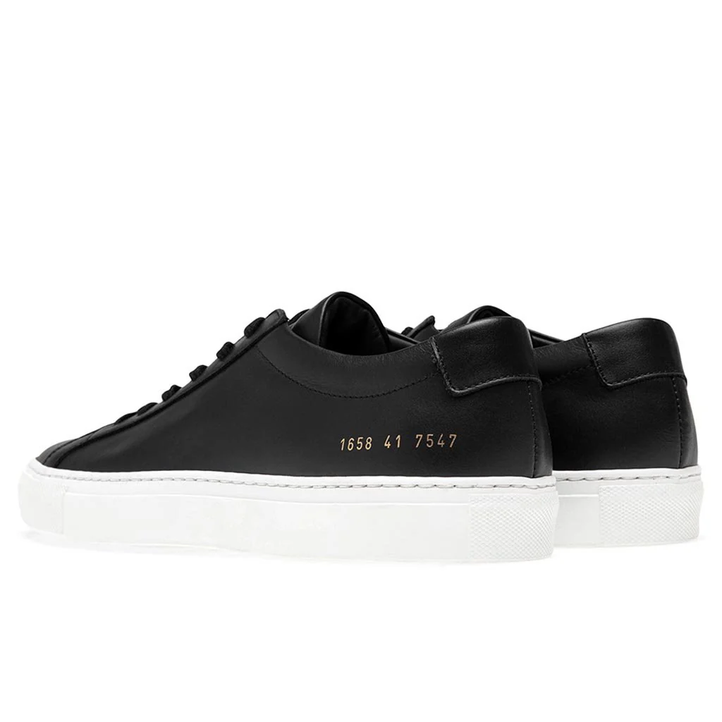 Achilles Low White Sole - Black - Image 3