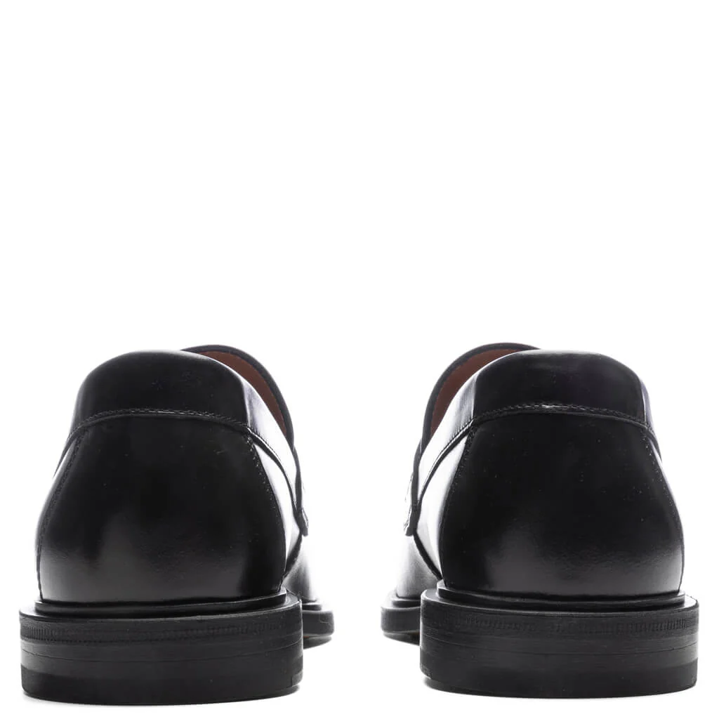 Loafer in Leather Sole - Black - Image 4