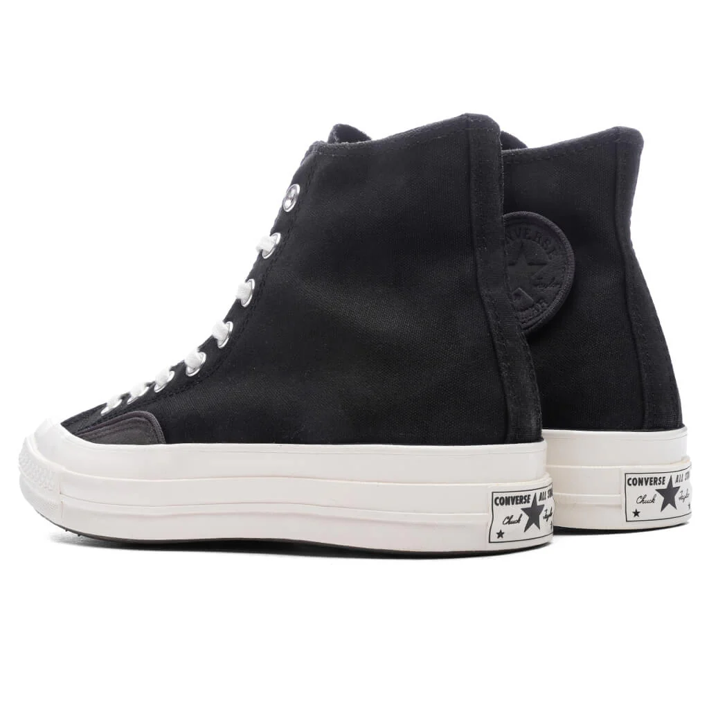Chuck 70 Hi - Black/Dark Matter - Image 3