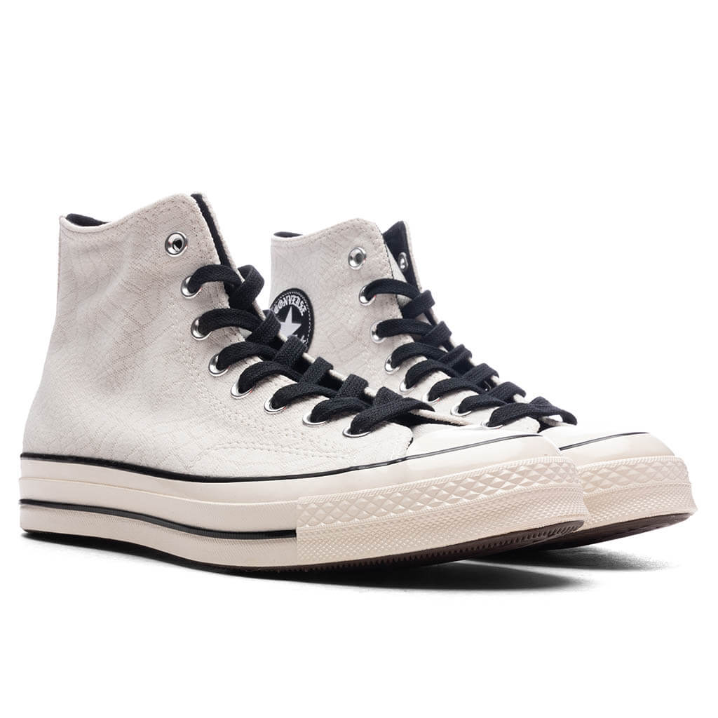 Chuck 70 Hi - Egret/Light Dune/Black - Image 2