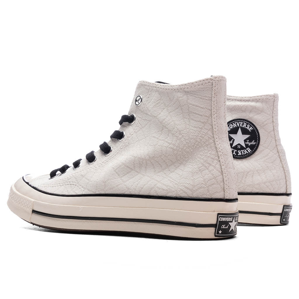 Chuck 70 Hi - Egret/Light Dune/Black - Image 3