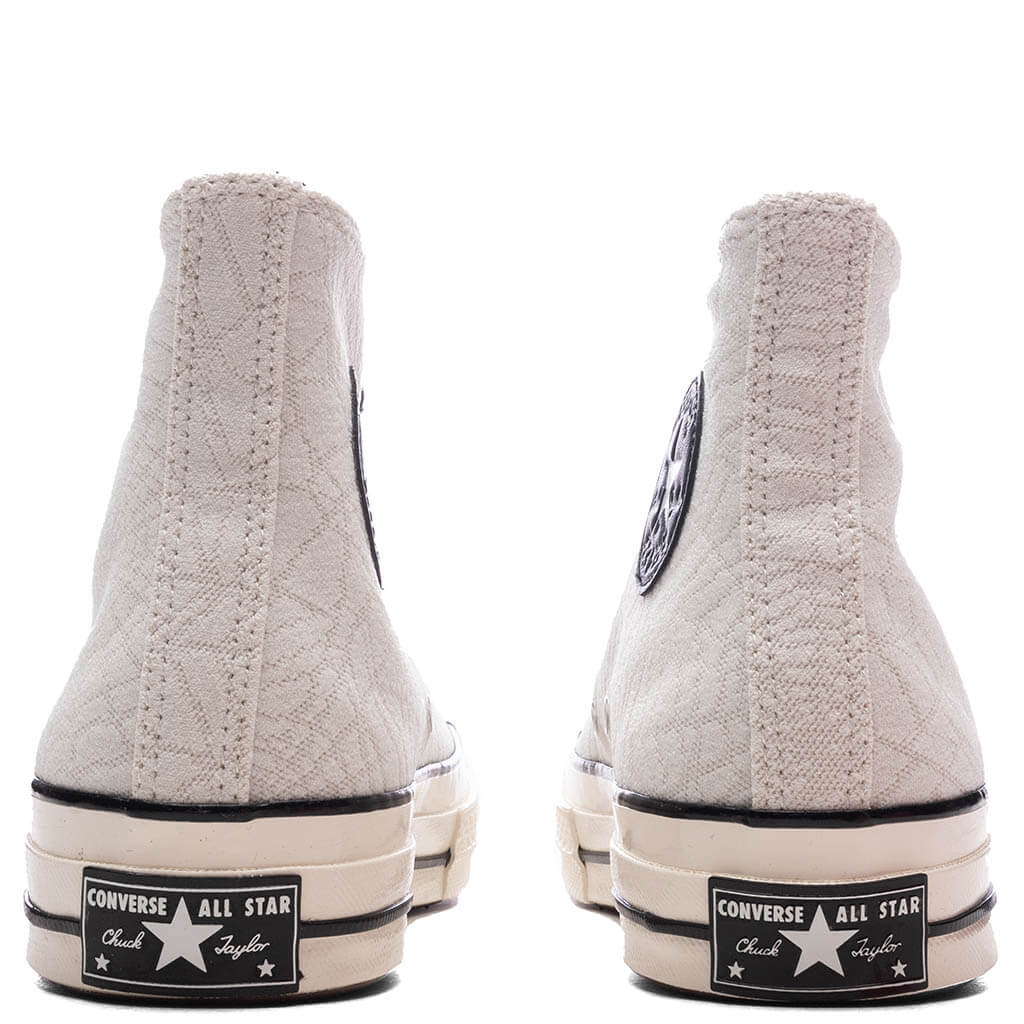 Chuck 70 Hi - Egret/Light Dune/Black - Image 4
