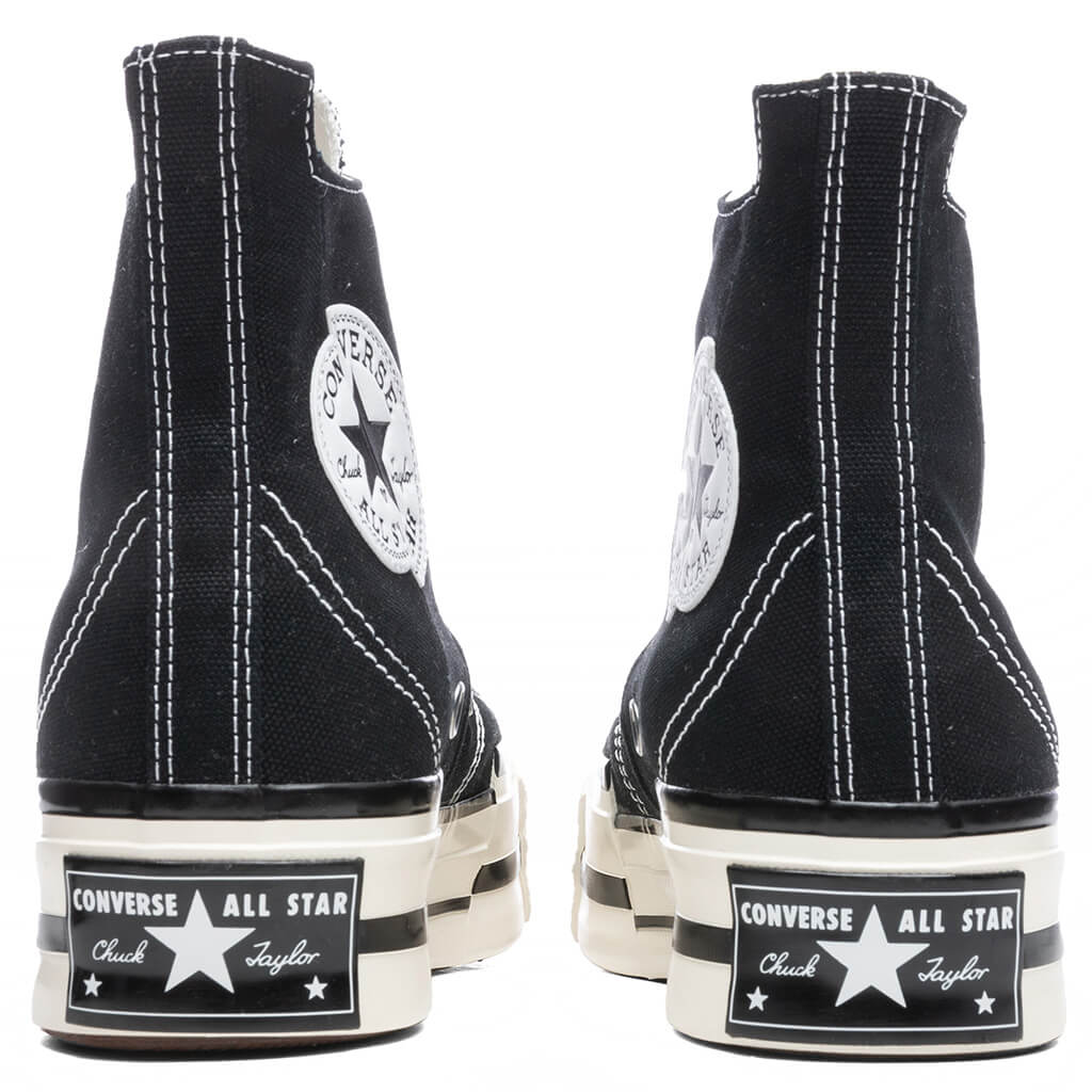 Chuck '70 Hi Plus - Black/Egret/Black - Image 4