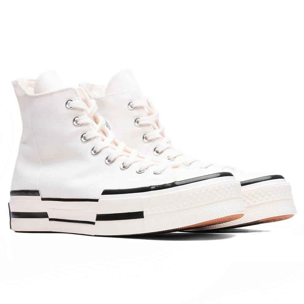 Chuck '70 Hi Plus - Egret/Black/Egret - Image 2