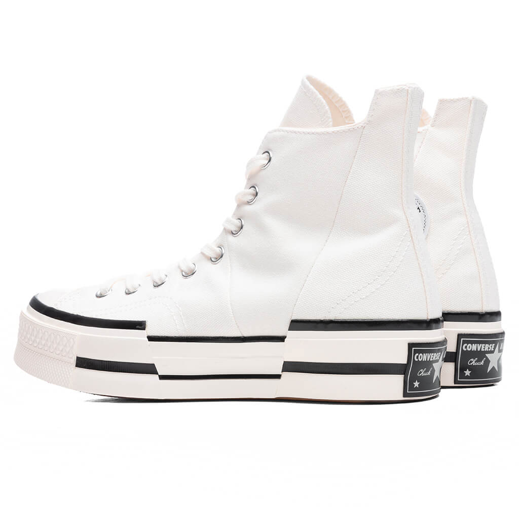Chuck '70 Hi Plus - Egret/Black/Egret - Image 3