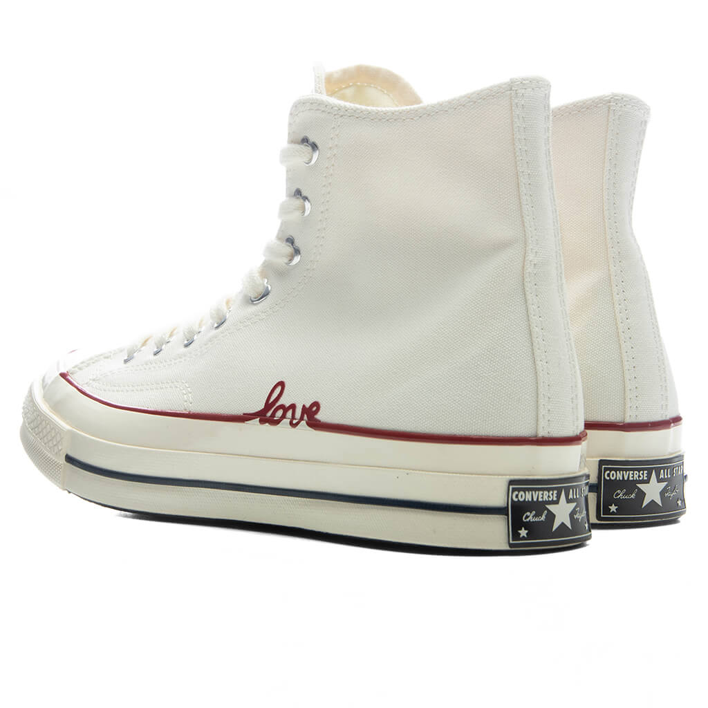 Chuck 70 Hi 'Valentine's Day' - Vintage White/Egret - Image 3