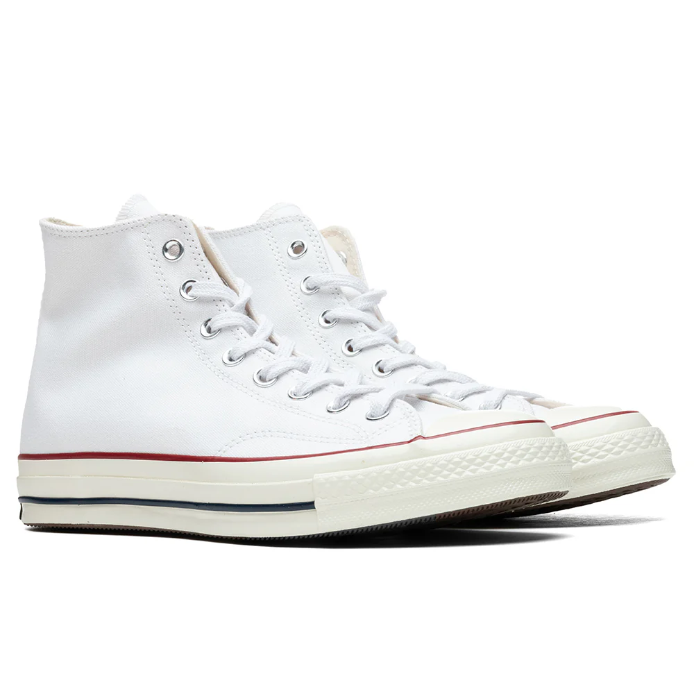 Chuck '70 Hi - White/Garnet/Egret - Image 2