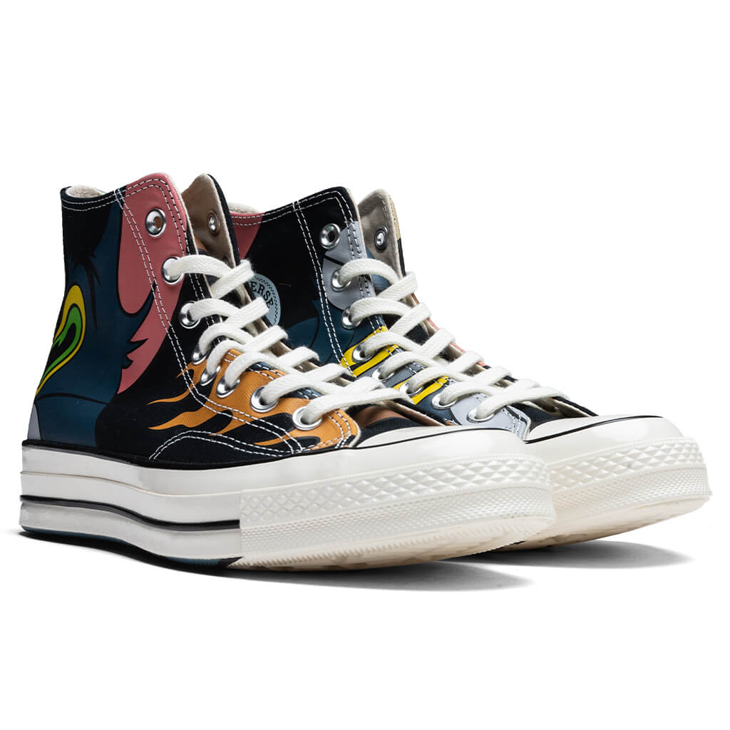 Converse x Tom and Jerry Chuck 70 Hi - Black/Multi - Image 2