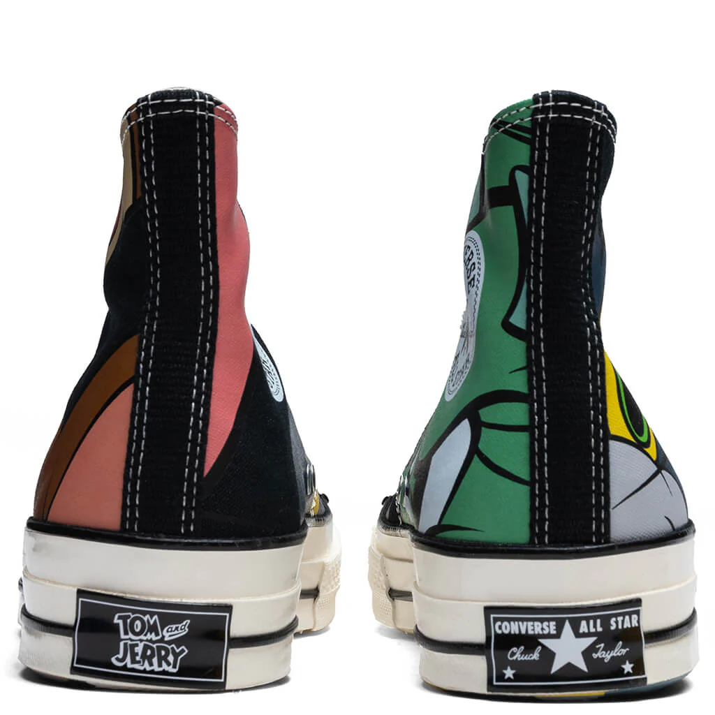 Converse x Tom and Jerry Chuck 70 Hi - Black/Multi - Image 4