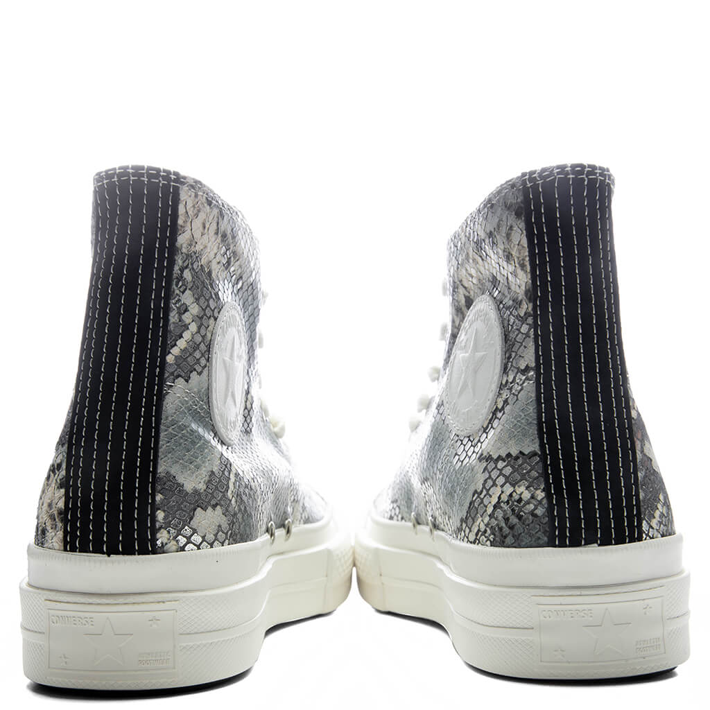 First String Chuck Taylor All Star - Silver/Black/Snow White - Image 4