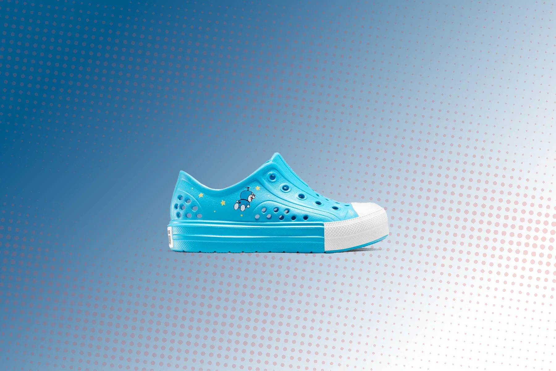 Converse x Doraemon Chuck Taylor All Star Play Lite CX - Hawaiian Ocean/White/Black - Image 5