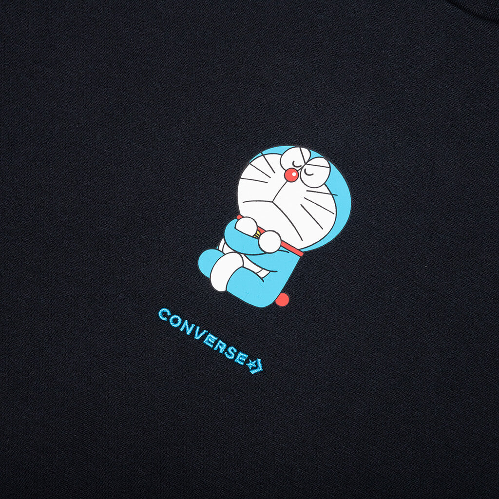 Converse x Doraemon Graphic Hoodie - Converse Black - Image 3