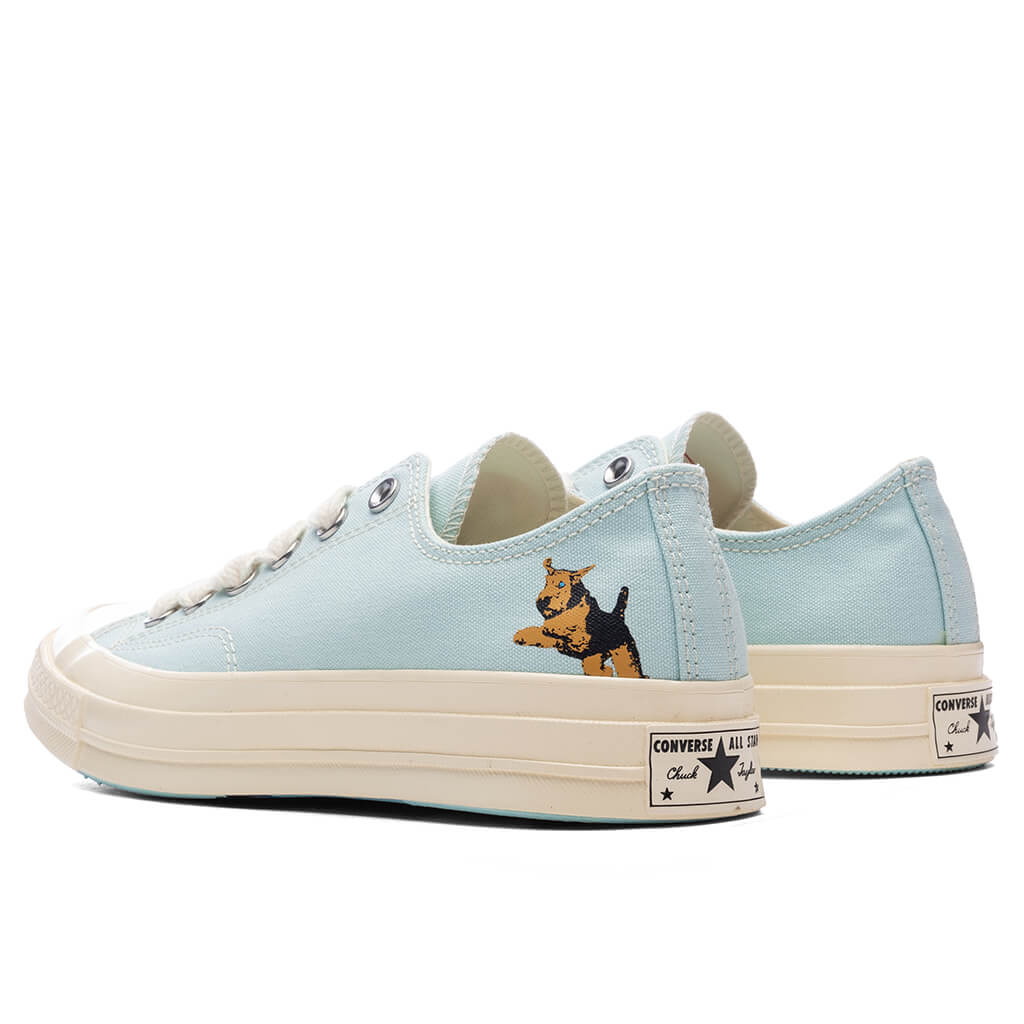 Converse x GOLF le FLEUR Darryl Chuck 70 - Milky Blue/Multi/Winter White - Image 3