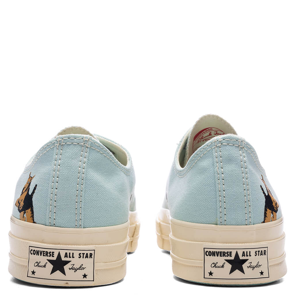 Converse x GOLF le FLEUR Darryl Chuck 70 - Milky Blue/Multi/Winter White - Image 4