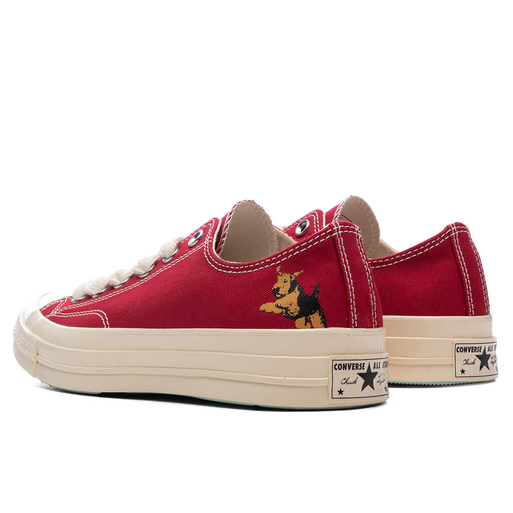 Converse x GOLF le FLEUR Darryl Chuck 70 - Salsa/Antique White/Black - Image 3