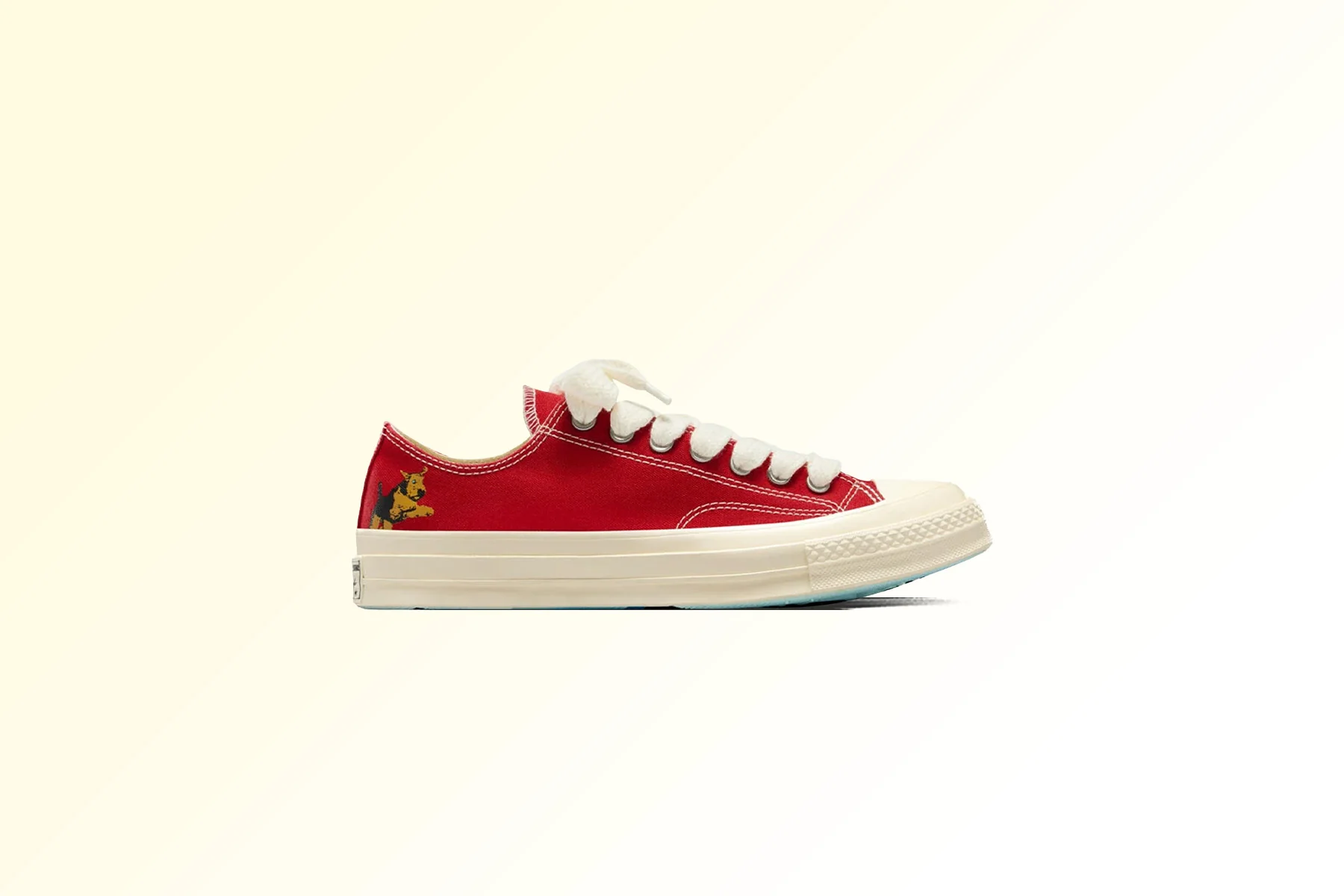 Converse x GOLF le FLEUR Darryl Chuck 70 - Salsa/Antique White/Black - Image 5