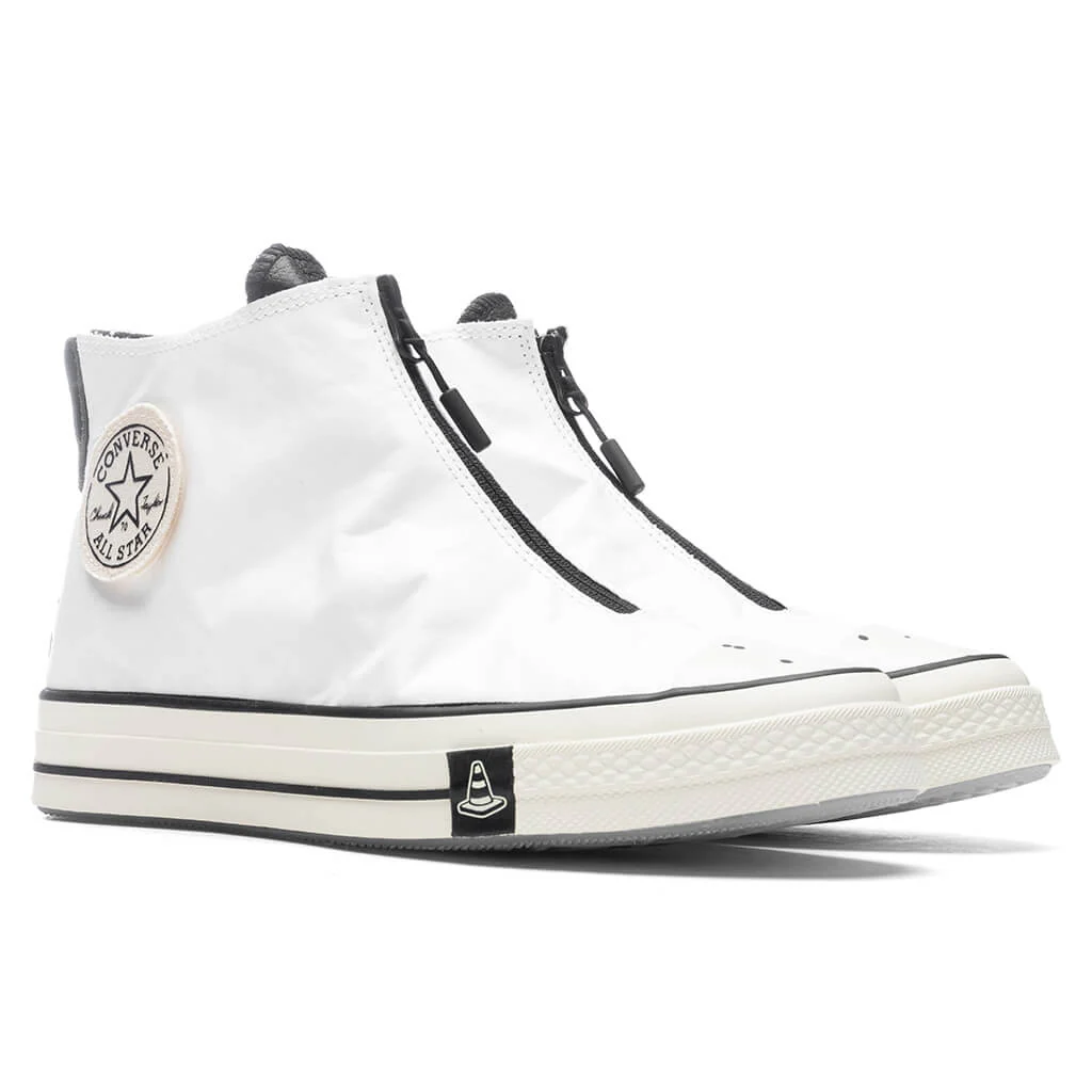 Converse x Joshua Vides Chuck '70 Hi - White/Black/Black - Image 2