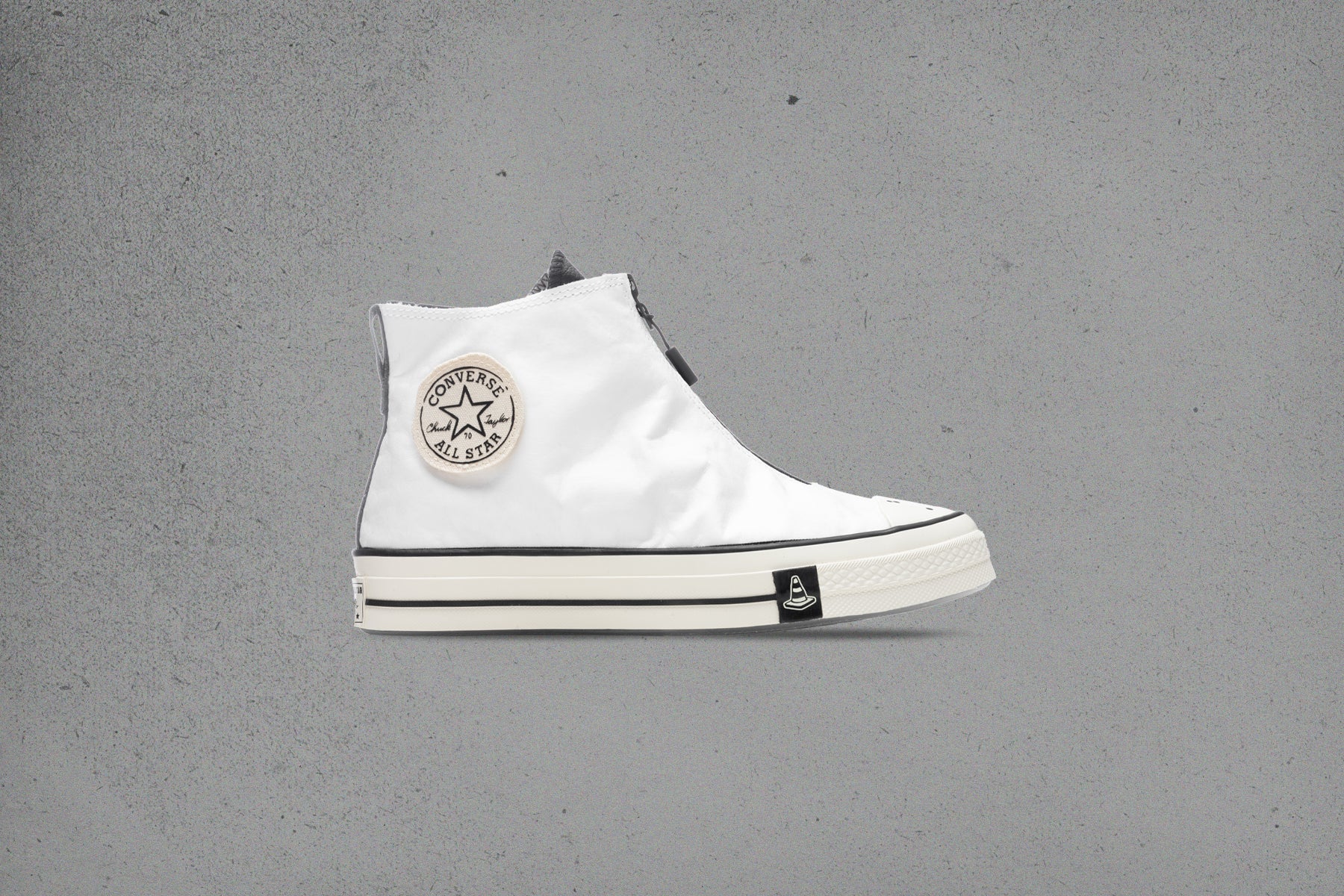 Converse x Joshua Vides Chuck '70 Hi - White/Black/Black - Image 6