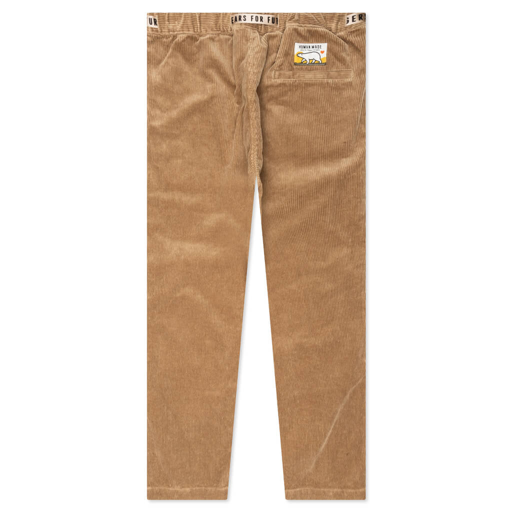Corduroy Easy Pants - Beige - Image 2