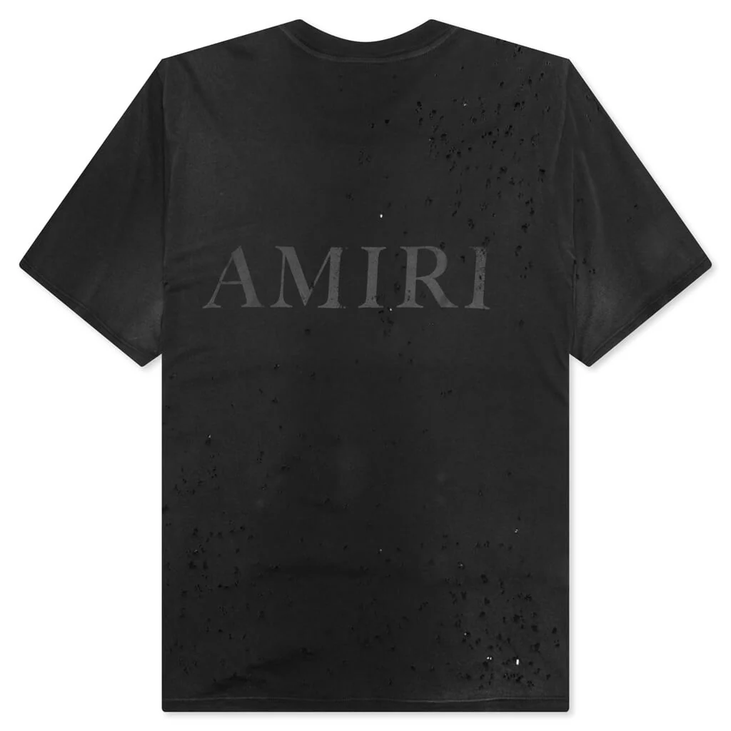 Core Logo Shotgun Tee - Faded Black - Image 2