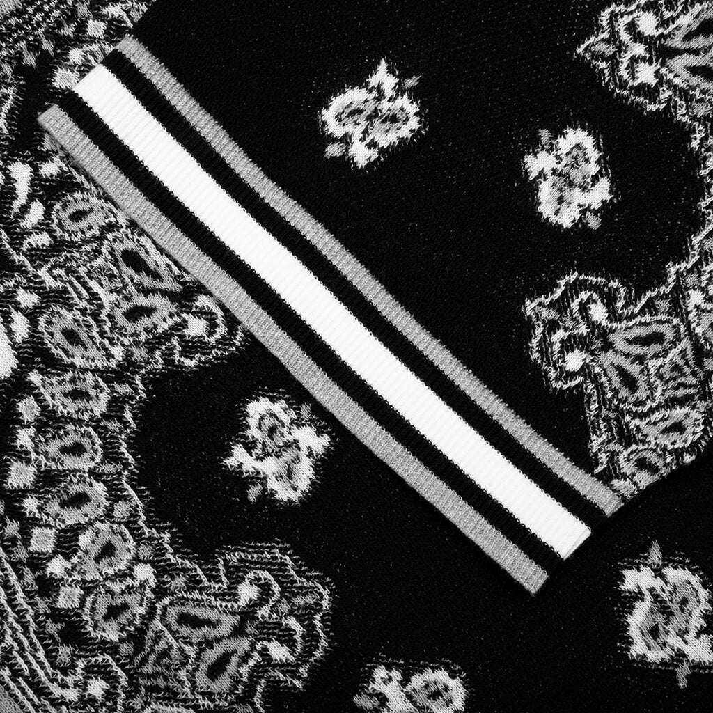 Cotton Bandana S/S Polo - Black - Image 5