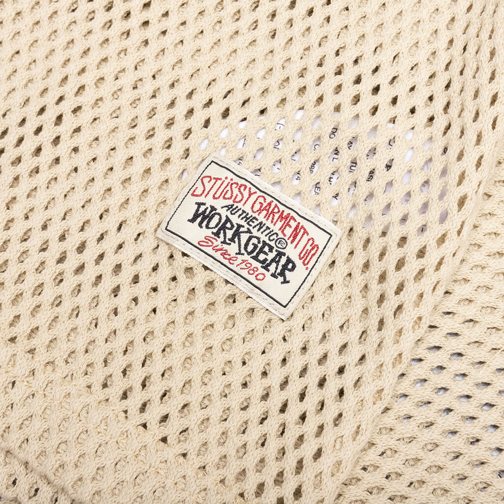 Cotton Big Mesh Tank - Natural - Image 3