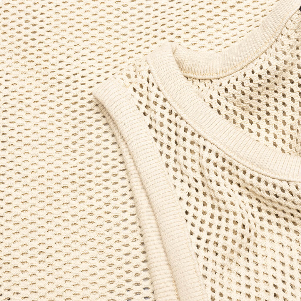 Cotton Big Mesh Tank - Natural - Image 4