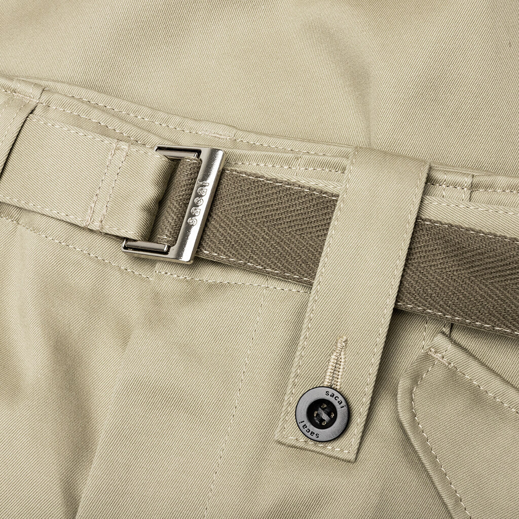 Cotton Chino Pants - Beige - Image 3