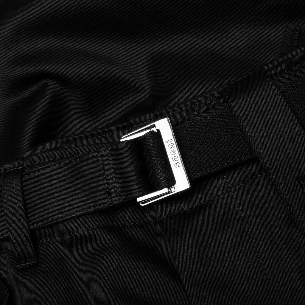 Cotton Chino Pants - Black - Image 3