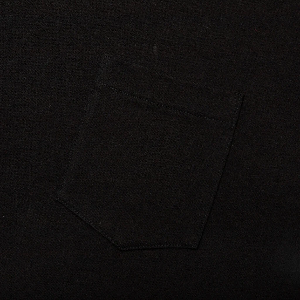Cotton Jersey T-Shirt - Black - Image 5