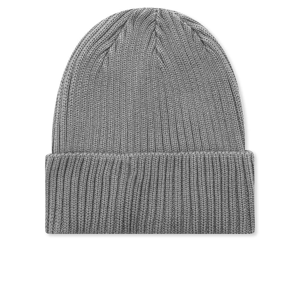 Cotton Rib Beanie - Grey - Image 3