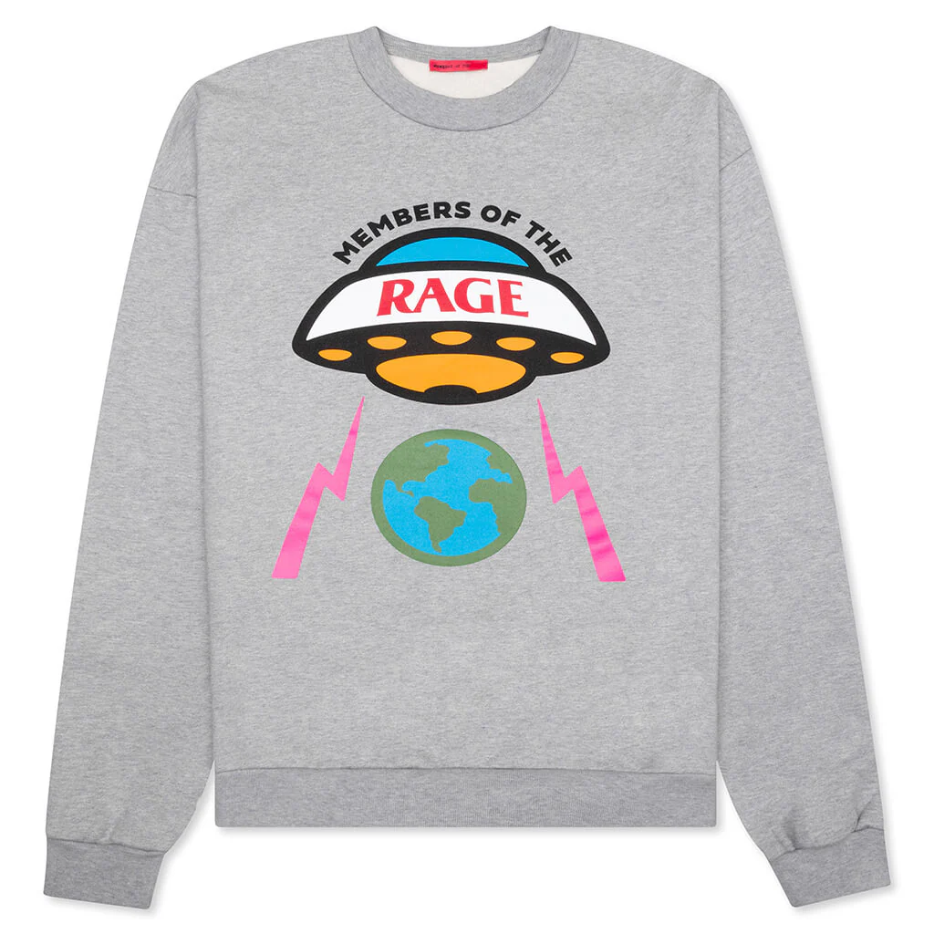 Crewneck Big Logo - Heather Grey