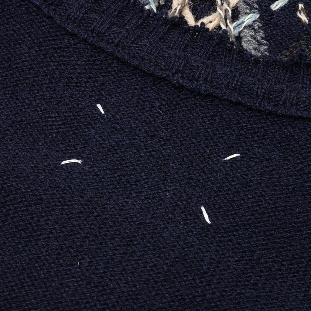 Crewneck - Navy/Grey/Dark Green - Image 5